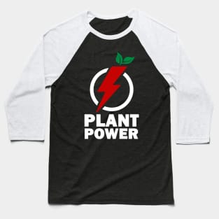 Plant Power (Red Pepper) Baseball T-Shirt